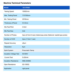필수 모터 및 베어링 부품이 장착된 PCB 및 FPC 기계용 고속 비행 프로브 테스터 - Product Image 4
