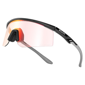 Lunettes de cyclisme Scvcn, verres photochromiques, semi-cerclées, légères, lunettes de sport, pour la course à pied et les activités de plein air - Product Image 1