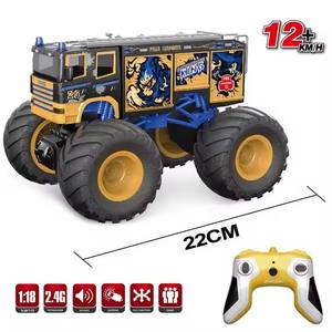 Voiture d'ingénierie incendie à l'échelle 1:18 super grande roue, <span class=keywords><strong>camion</strong></span> d'autobus scolaire avec lumières et musique - Product Image 4