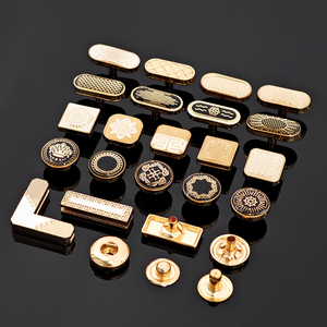 Classic Gold Metal <b>Snap</b> Buttons With Embossed Floral Patterns Oval Square Shapes Nickel Free Decorative <b>Fasteners</b> - Product Image 4