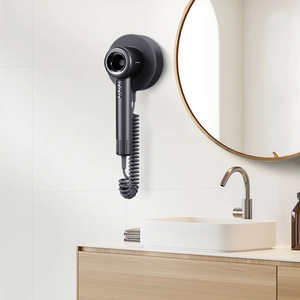 Secador de Pelo de Pared para Hotel, Baño y Aseos, Secador Iónico de Mano con Caja Redonda, Enchufe Oculto, Motor BLDC, Secado Rápido - Product Image 2