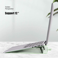 Mini support d'ordinateur portable Portable support pour ordinateur portable Invisible support de refroidissement réglable support de Table de tablette Support pour Macbook Xiaomi Air