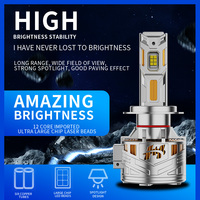 Ampoule de phare LED pour voiture 9005 9006 9012 H11 H1 H4 H7 H11 H13 Lampe laser Feux de croisement et de route Lumière de modification automobile
