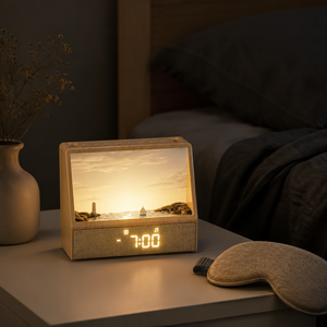 Réveil intelligent avec lumière du lever du soleil pour enfants et adultes - Horloge numérique LED de bureau avec fonction snooze pour la maison et le bureau - Product Image 3