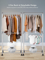 Sèche-linge chauffant domestique Portable à séchage rapide 1200W Sèche-linge électrique à 2 niveaux Sèche-linge intérieur