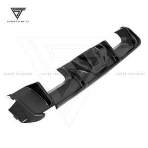 Difusor trasero de fibra de carbono estilo Supertechnics para BMW Serie 3 G80 M3 2021 - Product Image 4