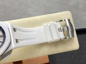 Montre mécanique automatique de haute qualité, cadran de 44 mm, mouvement ETA 3126, chronographe multifonction, boîtier en céramique blanche - Product Image 6