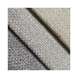 Vente en gros 100 polyester aspect lin tissu lin comme canapé tissu lin coupon tissu - Product Image 6