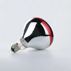 Lámpara de Calentamiento Infrarroja R125 Dorada E27 220V 275W para <span class=keywords><strong>Baño</strong></span> de Mascotas, Bombilla de Cuarzo Regulable con Ángulo de Haz de 360° y 1700K, Garantía de 1 Año - Product Image 1