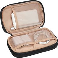 Bolsa para Dispositivos Electrónicos con Logotipo Personalizado, Doble Capa, con Correa de Mano, para Viajes de Negocios y Actividades al Aire Libre