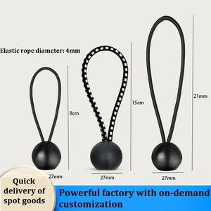 Corde de bâche élastique de haute qualité de vente chaude, cordons de bâche de boule élastique de <span class=keywords><strong>cordon</strong></span> d'attache <span class=keywords><strong>pour</strong></span> le support de tentes de bannière - Product Image 2