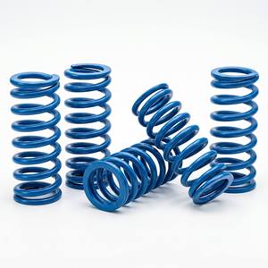 Ressorts de compression en acier à ressorts sur mesure, revêtement en poudre bleue, pour l'automobile, la machinerie de précision, l'exploitation minière et les équipements industriels lourds - Product Image 1