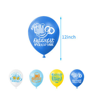 Decoración de fiesta de Oktoberfest con pancarta colgante, globo para decoración de pasteles para el Festival de la cerveza alemana de <span class=keywords><strong>Munich</strong></span>, suministros de celebración temáticos - Product Image 5