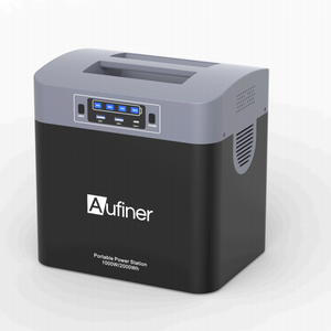 สถานีพลังงานแสงอาทิตย์แบบพกพา Aufiner 1000W 2000Wh แบตเตอรี่ LiFePO4 คลื่นไซน์บริสุทธิ์ ตัวควบคุม MPPT พอร์ตจ่ายไฟหลายช่อง - Product Image 2
