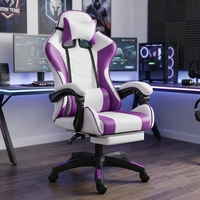 Chaise de bureau ergonomique moderne la plus vendue, confortable, inclinable, pivotante à 360 degrés, avec fonction rafraîchissante, pour le gaming et l'ordinateur