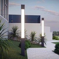 Poteau de lumière LED en acier inoxydable de haute qualité pour une utilisation extérieure IP65 pour les rues communautaires parcs Villas jardins cours lampes