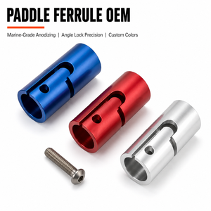 Mecanismo de Bloqueo de Férula para Remo de Kayak de Aluminio Mecanizado por CNC Personalizado, Herrajes OEM para Deportes Acuáticos - Product Image 1