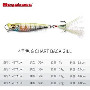 Señuelo de Pesca Biomimético de Placa Metálica de Largo Alcance para Peces Gigantes, Tipo Minnow, 7G/14G/21G/28G - Product Image 3