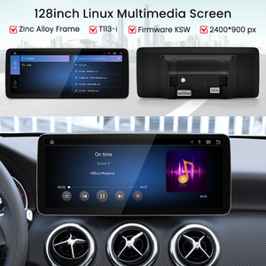 HFmidia 2026 Nouveau système Linux 10.25 12.8 pouces Écran fin pour Mercedes Benz W176 C117 X156 CLA GLA Lecteurs vidéo auto CarPlay - Product Image 4