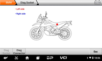 Obdstar Iscan Motorcycle Diagnostic Tool Automatic Scanning Recognition Control Module Programming Analyze Faults