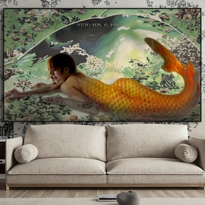 Hiện đại rõ ràng không khung giấy đám cưới treo tùy chỉnh thiết kế hộp Đèn tường nghệ thuật cho trang trí nội thất - Product Image 2