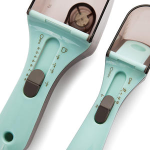 Wholesale Measuring Spoon Set Adjustable Baking with Scale Reusable <b>Plastic</b> <b>Kitchen</b> Cup for Home - Product Image 3