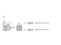 Vanne de Commutation Pneumatique à Trois Voies Finelok RSV 316 en Acier Inoxydable, Pilotée par un Pilote, Retour par Ressort pour le Commutation des Flux