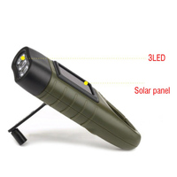 Dinamo Senter surya EDC Mini kuat, lampu LED isi ulang sumber cahaya darurat, lampu obor tenaga surya