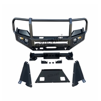 Nouveau pare-chocs avant en acier robuste pour Maxus T60/T70 2017-2021 4x4, barre de protection - Noir, revêtement poudré, fixation par boulons