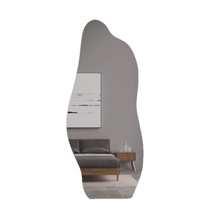 Miroir de maquillage mural LED irrégulier pour chambre à coucher, mobilier d'intérieur moderne, interrupteur tactile, PVC anti-explosion - Product Image 3