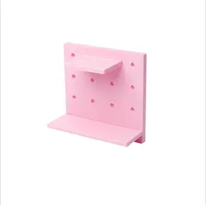 Plastic Decorative Board Partition Without Hole Wall Hanging Storage Rack For Easy Assembly
