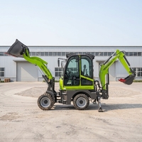 Nouvelle Chargeuse-pelleteuse compacte très demandée pour la construction et l'agriculture, excavatrice de 2 tonnes, vente immédiate