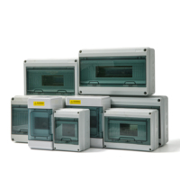 Boîte de jonction de distribution MCB en plastique ABS poli pour extérieur, série ZWKT CE HT, étanche, boîtier pour instruments électroniques