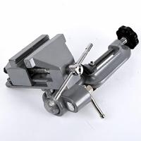 Aspirateur portable universel TEBAK pour bijoux et travail du bois 360 °   Étau de table pivotant, pince de banc inclinable en alliage d'aluminium de 3 pouces, mini-étau