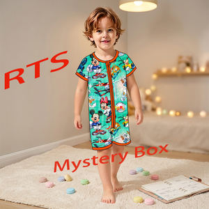 RTS Gizem Kutusu Bambu Kıyafetler Tulum Uyku Tulumu Rastgele Karakter Baskılı Bebek Çocuklar İçin Kör Kutu Karakter Bambu Pijamalar ZIPPY - Product Image 1