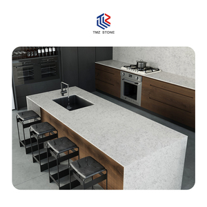 แผ่นหินควอตซ์เทียมระดับ4003ยอดแหลมสูง TMZ สำหรับท็อปโต๊ะที่ทันสมัย - Product Image 3