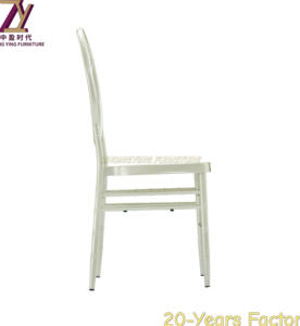 เก้าอี้โลหะสำหรับในร่มและกลางแจ้งเก้าอี้จัดเลี้ยงโรงแรมเฟอร์นิเจอร์หรูหราน้ำหนักเบา - Product Image 5