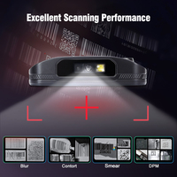 Escáner de Código de Barras Resistente TC60 PDA, Computadora Móvil Android 4G-LTE, Bluetooth, WIFI, NFC, 4+64GB, IP67, para Almacenamiento, Inventario y Comercio Minorista