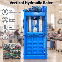 Presse à balles verticale hydraulique pour laine, fibres de laine et laine minérale, pour usine de recyclage de laine