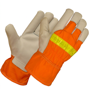ถุงมือหนัง Hi-Vis รุ่น Rigger 707 กันความร้อน กันน้ำ ระบายอากาศได้ดี เป็นมิตรกับสิ่งแวดล้อม บุด้วยผ้าฝ้าย สไตล์แคนาดา สำหรับฤดูหนาว ใช้ได้ทุกวันกลางแจ้ง - Product Image 1