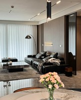 KNOWDOW Personnalisation de la maison entière Meuble TV Armoire Italie Moderne Luxe Media Console murale Meubles de salon Villa Maison Bois