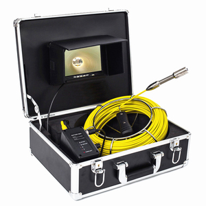 <span class=keywords><strong>Caméra</strong></span> d'<span class=keywords><strong>inspection</strong></span> des canalisations d'égout avec capteur CMOS étanche IP68 23MM, câble de 20m, écran LCD TFT 7'' - Product Image 1