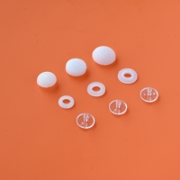 Tutup Plastik 13mm 15mm 17mm, Tombol Atas Anti Karat, Tidak Ada Noda Karat Setelah Dicuci, untuk Aksesoris Topi Baseball dan Topi Anak