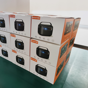 500แอนซีบายินเทคโปรเจ็คเตอร์ R20แม็กซ์4K พร้อมแบตเตอรี่อัจฉริยะกูเกิ้ลทีวีแอนดรอยด์11 DLP แบบพกพาโปรเจคเตอร์ขนาดเล็กสำหรับตั้งแคมป์กลางแจ้ง - Product Image 6