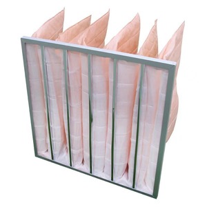 Nouveau filtre F5 à efficacité moyenne, respectueux de l'environnement, avec cadre en aluminium et pré-filtre en fibres synthétiques - Product Image 2