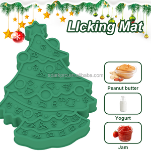 Tazón de Comida Lenta para Mascotas con Diseño Navideño Personalizado, Elegante Diseño de Árbol de Silicona, Comederos 2 en 1 para Alimentación de Mascotas - Product Image 4