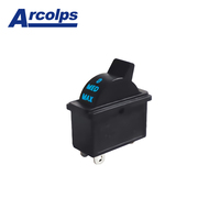 Arcolps 250VAC 30A Rouge ON-OFF Interrupteur à bascule scellé avec bouton poussoir autobloquant 2 broches Bateau IP65 Smart Solder Lug Termination