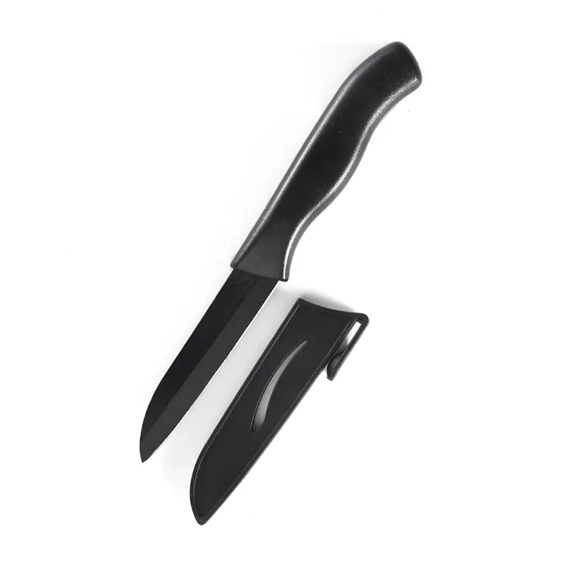 Amazon sells razor-sharp kitchen ceramic knives with black blades
