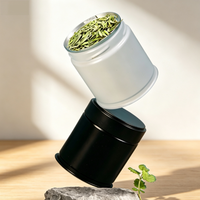 Boîte ronde en métal multicolore de 30/50/80g pour poudre de matcha, qualité alimentaire, conteneur de stockage, vente en gros directe usine
