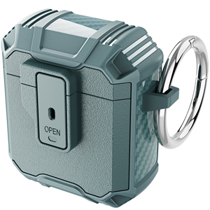 Étui de protection robuste antichoc en PC rigide à ouverture à un bouton de haute qualité pour <span class=keywords><strong>Airpods</strong></span> Pro <span class=keywords><strong>2</strong></span> 3 - Product Image 6